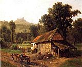 Albert Bierstadt In The Foothills painting